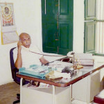 Bhupendra Singh Auwa in his former office, at Ganesh Chowk, c. 1995